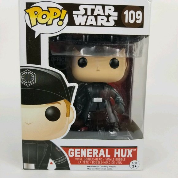 Funko Pop Star Wars General Hux 109 Vinyl Bobble Head Figure Disney Toy New - Picture 11 of 12